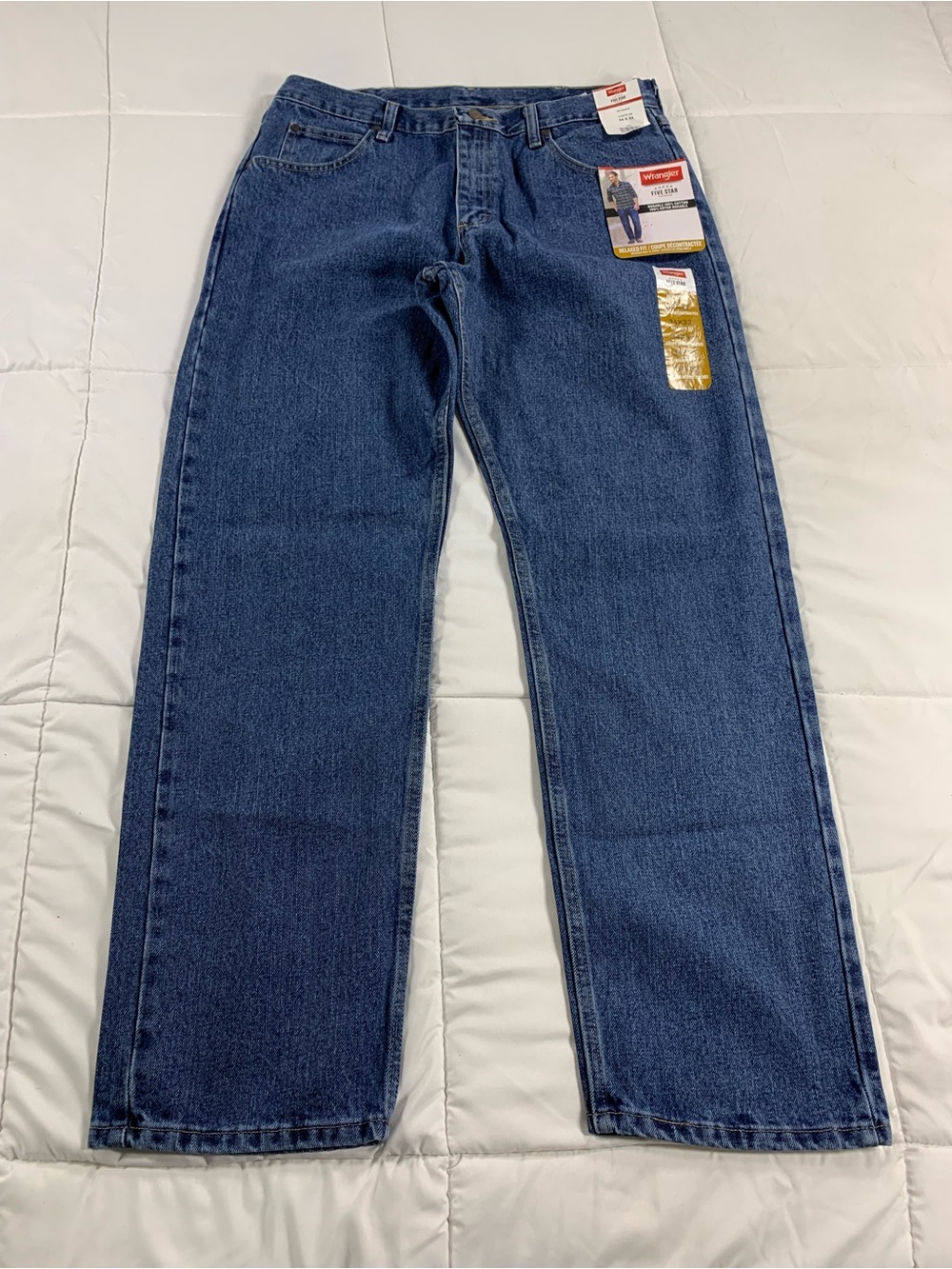 New Wrangler relaxed for jeans size 34